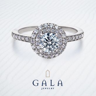 【GALA JEWELRY(ガラジュエリー)】【GALA】クラシカルさと華やかさを併せ持つエンゲージリング＊