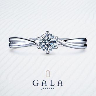 【GALA JEWELRY(ガラジュエリー)】GALA_【0.3カラット】エンゲージリング_上質なシンプル