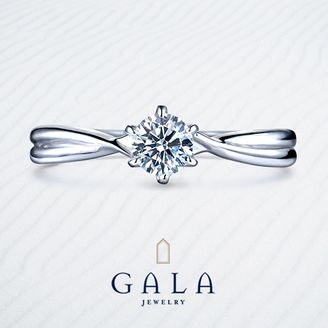 【GALA JEWELRY(ガラジュエリー)】 GALA_【0.3カラット】エンゲージリング_上質なシンプル