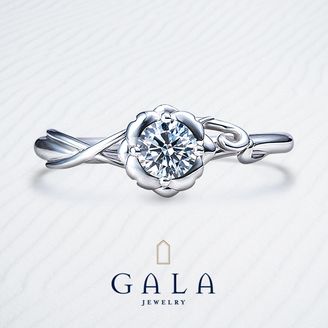 【GALA JEWELRY(ガラジュエリー)】 【GALA】花びらに包まれ優しく輝く永遠の愛を象徴するダイヤモンド