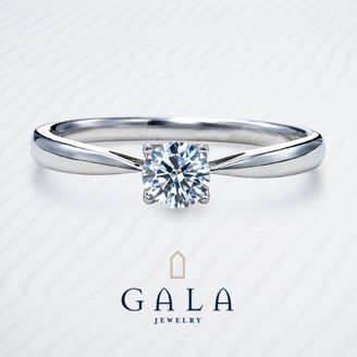【GALA JEWELRY(ガラジュエリー)】【GALA】ダイヤモンドの輝きを堪能♪クラシカルなエンゲージリング＊