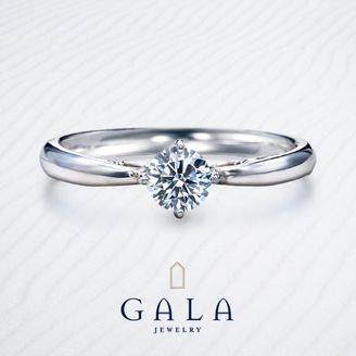 【GALA JEWELRY(ガラジュエリー)】【GALA】ダイヤモンドの輝きを堪能♪クラシカルなエンゲージリング＊