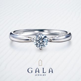 【GALA JEWELRY(ガラジュエリー)】 【GALA】ダイヤモンドの輝きを堪能♪クラシカルなエンゲージリング＊