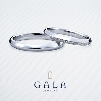 【GALA JEWELRY(ガラジュエリー)】【GALA】ダイヤの向きを逆転できる！シンプルもゴージャスも楽しめるデザイン♪