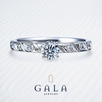 【GALA JEWELRY(ガラジュエリー)】GALA_スタイリッシュなアームにメレダイヤがきらめく【0.3カラット】エンゲージリング（キュート）_「品質」と「価格」へのこだわり