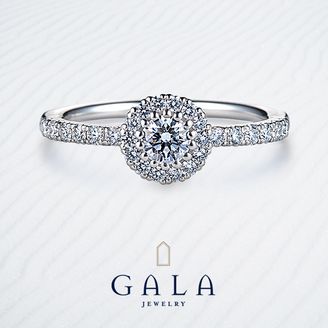 【GALA JEWELRY(ガラジュエリー)】 【GALA】存在感ある輝きを放つ、ゴージャスな取り巻きデザイン！