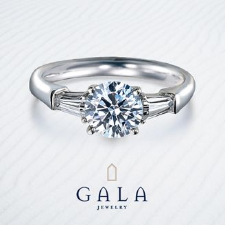 【GALA JEWELRY(ガラジュエリー)】 【GALA】サイドのテーパードカットが凛とした輝きを放つ