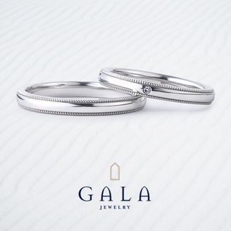 【GALA JEWELRY(ガラジュエリー)】【GALA】伝統技法のミルグレインを施した気品あふれるデザイン＊*