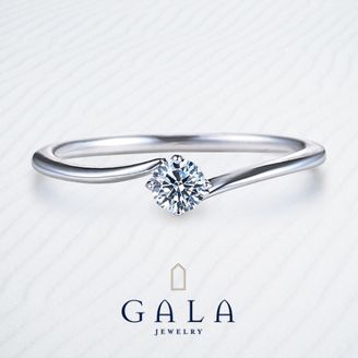 【GALA JEWELRY(ガラジュエリー)】【GALA】お指にフィットするウェーブライン！シンプル且つ美しいデザイン☆