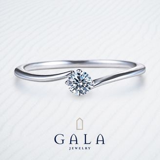 【GALA JEWELRY(ガラジュエリー)】 【GALA】お指にフィットするウェーブライン！シンプル且つ美しいデザイン☆