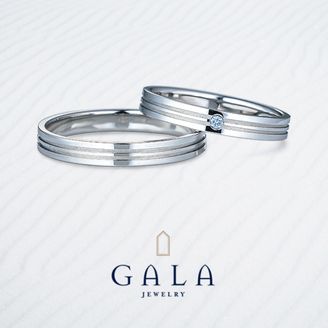 【GALA JEWELRY(ガラジュエリー)】【GALA】鍛造製法のお洒落なデザイン☆