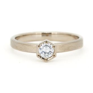 【GRACIS(グラシス)】【AbHeri 】 728C “six” Diamond ring