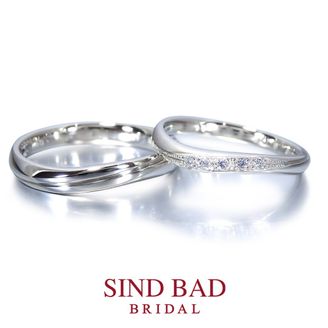 【SIND BAD(シンドバット)】香波 -Kaori- ウェーブタイプ　センターにラインのアクセント