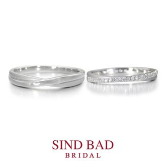 【SIND BAD(シンドバット)】【彩織（あや）】幸せが織なす結婚指輪
