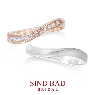 【SIND BAD(シンドバット)】 【汐陽 しおひなた】 ピンクゴールドのアレンジも