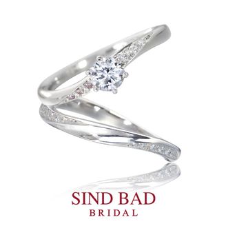 【SIND BAD(シンドバット)】【 咲蕾（さら）】＆結婚指輪【永遠（とわ）】