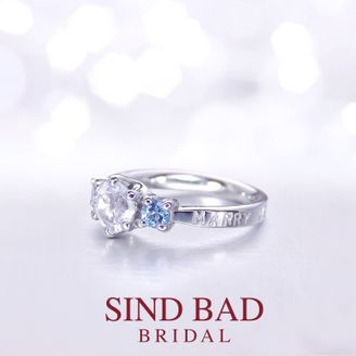 【SIND BAD(シンドバット)】 【マリーミーベイビー TM】　"MARRY ME"の刻印がプロポーズに感動を添える　指輪型ペンダントヘッド 2万円（税抜き）