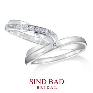 【SIND BAD(シンドバット)】かさね -KASANE- ダイヤモンド マット加工アレンジ