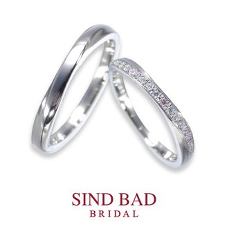 【SIND BAD(シンドバット)】【月虹（げっこう）】夜の月明かりから生まれた約束のしるし ピンクダイヤモンド