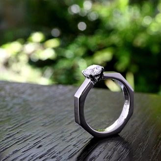 【入倉康ジュエリー工房】 オーダーメイド事例◆フルオーダー　Octagon