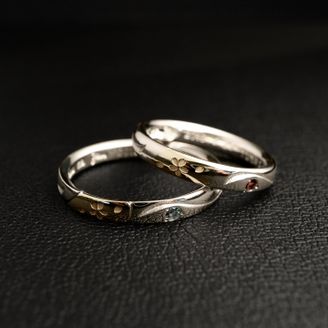 【入倉康ジュエリー工房】 オーダーメイド事例◆結　カスタマイズ