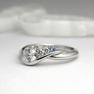 【入倉康ジュエリー工房】オーダーメイド事例◆海　カスタマイズ