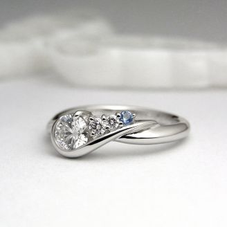 【入倉康ジュエリー工房】 オーダーメイド事例◆海　カスタマイズ