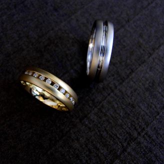 【入倉康ジュエリー工房】 オーダーメイド事例◆結　カスタマイズ