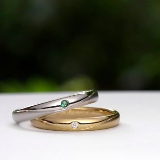 【入倉康ジュエリー工房】 オーダーメイド事例◆月　カスタマイズ