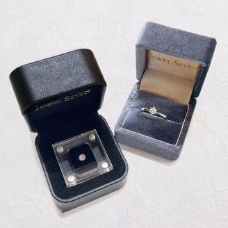 【JEWEL SEVEN BRIDAL(ジュエルセブンブライダル)】【お急ぎ対応可】サプライズプロポーズリング0.2ct〜【本物のダイヤモンドでプロポーズ】デザインは後日えらべる