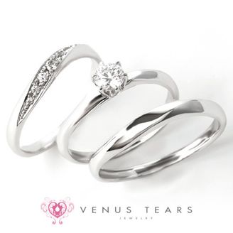 【VENUS TEARS(ヴィーナスティアーズ)】《3本セット》｜0.3ctダイヤ込み価格｜【304】