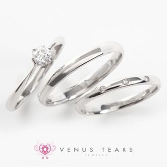 【VENUS TEARS(ヴィーナスティアーズ)】《3本セット》｜0.2ctダイヤ込み価格｜【202】