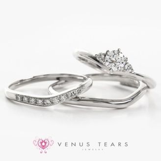 【VENUS TEARS(ヴィーナスティアーズ)】《3本セット》｜0.3ctダイヤ込み価格｜【302】