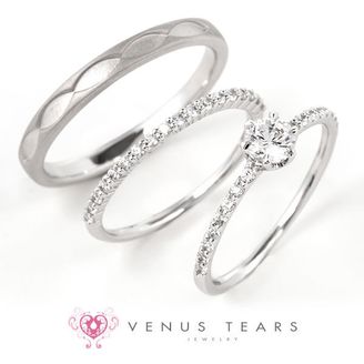 【VENUS TEARS(ヴィーナスティアーズ)】《3本セット》｜0.3ctダイヤ込み価格｜【405】