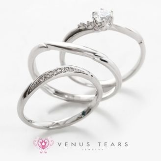 【VENUS TEARS(ヴィーナスティアーズ)】《3本セット》｜0.2ctダイヤ込み価格｜【203】