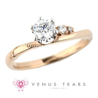 【VENUS TEARS(ヴィーナスティアーズ)】0.3ctダイヤ込み価格｜【CRoseEG1pcsPD-03】