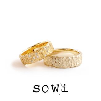【TROA(トロア)】【代官山*sowi bridal】”おと”から生まれたブライダルリング-ぽつぽつ