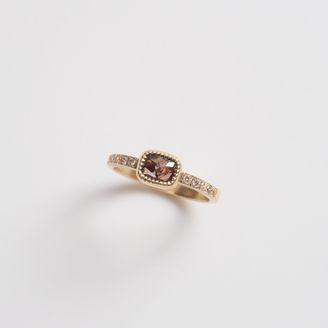 【TROA(トロア)】ローズカットダイヤモンドリング