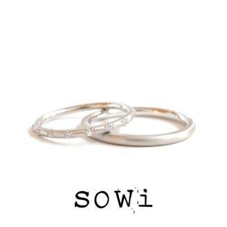 【TROA(トロア)】【代官山*sowi bridal】”おと”から生まれたブライダルリング-くるり
