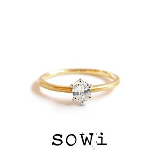 【TROA(トロア)】【代官山*sowi】エンゲージリング・若芽が伸びる音～すらり～