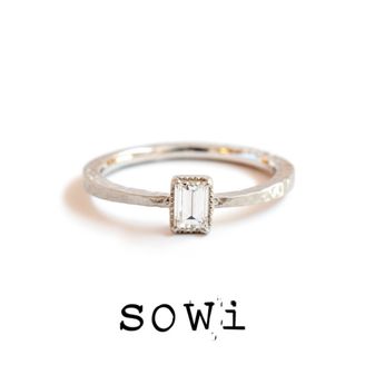【TROA(トロア)】 【代官山*sowi】エンゲージリング・月の輝きの音～きりり～