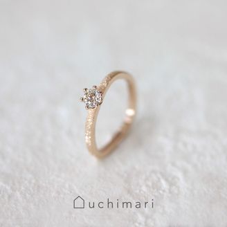 【uchimari(ウチマリ)】ミルククラウンの婚約指輪
