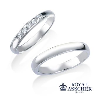 【JEWELRY OHASHI(ジュエリーオーハシ)】【ロイヤル・アッシャー】WRB071(ダイヤモンド5石タイプ)/WRA061