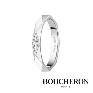 【JEWELRY OHASHI(ジュエリーオーハシ)】【ブシュロン】ファセット  3ダイヤモンド プラチナリング