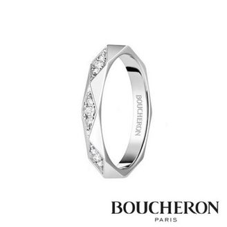 【JEWELRY OHASHI(ジュエリーオーハシ)】【ブシュロン】ファセット　ミディアムリング　ハーフパヴェ