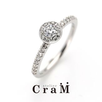 【atelier CraM(アトリエ クラム)】D.A.T.D Ⅱ（ダイヤ・アラウンド・ザ・ダイヤⅡ）