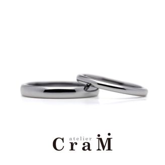 【atelier CraM(アトリエ クラム)】タンタルの甲丸リング｜金属アレルギー対応素材