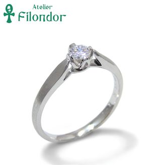 【アトリエフィロンドール】【アトリエ・フィロンドール】HISTOIRE シルクラインマット仕上げがしっとり輝くシンプルリング Lucas -リュカ-