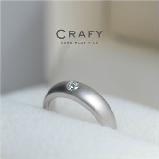 【CRAFY(クラフィ)】 【手作りで想いを込める】日常使いにぴったりのボリュームリング