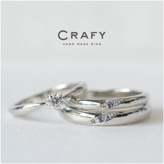 【CRAFY(クラフィ)】【手作りで想いを込める】3本セットなら誕生石6石が選べる！